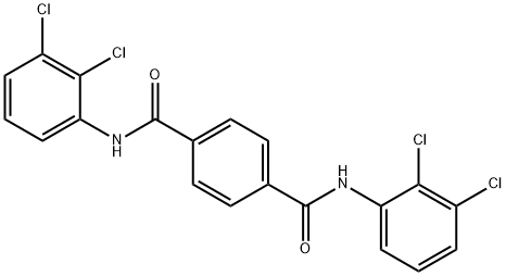 1-N,4-N-bis(2,3-dichlorophenyl)benzene-1,4-dicarboxamide 구조식 이미지