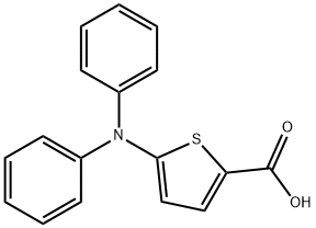 2-Thiophenecarboxylic acid, 5-(diphenylamino)- Structure