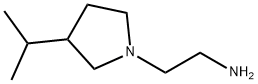 2-[3-(propan-2-yl)pyrrolidin-1-yl]ethan-1-amine 구조식 이미지