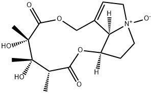 (13R,14R)-14,19-Dihydro-12,13-dihydroxy-20-norcrotalanan-11,15-dione 4-oxide Structure