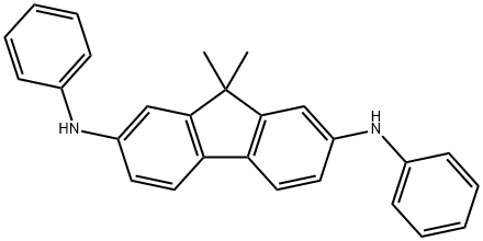 9,9-dimethyl-N2,N7-diphenyl-9H-fluorene-2,7-diamine Structure