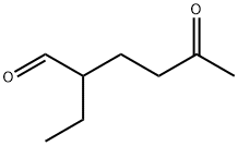 Hexanal, 2-ethyl-5-oxo- 구조식 이미지