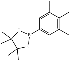 4,4,5,5-tetramethyl-2-(3,4,5-trimethylphenyl)-1,3,2-dioxaborolane Structure