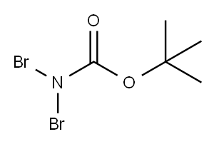 Carbamic acid, N,N-dibromo-, 1,1-dimethylethyl ester Structure