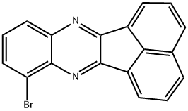 8-bromo-Acenaphtho[1,2-b]quinoxaline 구조식 이미지