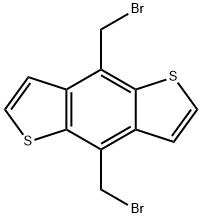 Benzo[1,2-b:4,5-b']dithiophene, 4,8-bis(bromomethyl)- Structure
