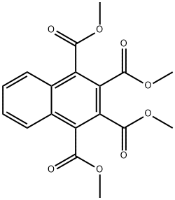 1,2,3,4-Naphthalenetetracarboxylic acid, 1,2,3,4-tetramethyl ester Structure