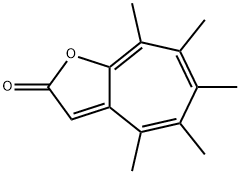 2H-Cyclohepta[b]furan-2-one, 4,5,6,7,8-pentamethyl- 구조식 이미지