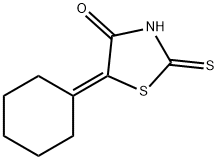 4-Thiazolidinone, 5-cyclohexylidene-2-thioxo- Structure