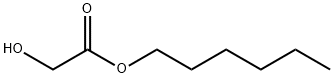 Acetic acid, 2-hydroxy-, hexyl ester Structure