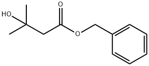 Butanoic acid, 3-hydroxy-3-methyl-, phenylmethyl ester 구조식 이미지