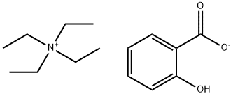 Ethanaminium, N,N,N-triethyl-, 2-hydroxybenzoate (1:1) Structure