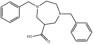 1,4-dibenzyl-[1,4]diazepane-6-carboxylic Acid 구조식 이미지