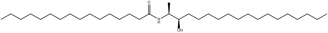 N-palMitoyl-1-deoxysphinganine (M18:0/16:0) 구조식 이미지