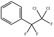 Benzene, (2,2-dichloro-1,1,2-trifluoroethyl)- Structure