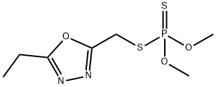 (5-ethyl-1,3,4-oxadiazol-2-yl)methylsulfanyl-dimethoxy-sulfanylidene-p hosphorane Structure