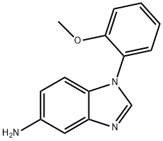 1-(2-methoxyphenyl)-1H-benzo[d]imidazol-5-amine 구조식 이미지