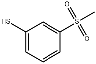 Benzenethiol, 3-(methylsulfonyl)- 구조식 이미지