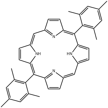 21H,23H-Porphine, 5,15-bis(2,4,6-trimethylphenyl)- Structure