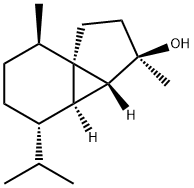 1H-Cyclopenta[1,3]cyclopropa[1,2]benzen-3-ol, octahydro-3,7-dimethyl-4-(1-methylethyl)-, (3R,3aR,3bR,4S,7R,7aR)- 구조식 이미지
