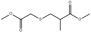 methyl 3-[(2-methoxy-2-oxoethyl)sulfanyl]-2-methylpropanoate Structure