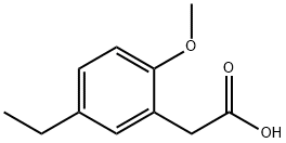 (5-Ethyl-2-methoxyphenyl)acetic Acid 구조식 이미지