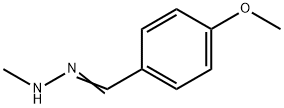 Benzaldehyde, 4-methoxy-, 2-methylhydrazone Structure