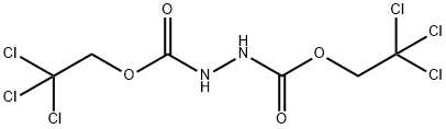 1,2-Hydrazinedicarboxylic acid, 1,2-bis(2,2,2-trichloroethyl) ester Structure