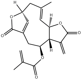 Isodeoxyelephantopin 구조식 이미지