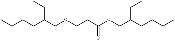 Propanoic acid, 3-[(2-ethylhexyl)oxy]-, 2-ethylhexyl ester Structure