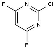 Pyrimidine, 2-chloro-4,6-difluoro- Structure