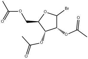 D-Ribofuranosyl bromide, 2,3,5-triacetate Structure