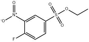 Benzenesulfonic acid, 4-fluoro-3-nitro-, ethyl ester 구조식 이미지