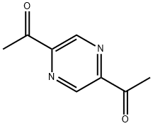 Ethanone, 1,1'-(2,5-pyrazinediyl)bis- Structure