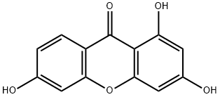 9H-Xanthen-9-one, 1,3,6-trihydroxy- 구조식 이미지