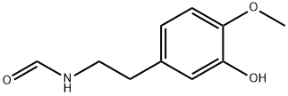 Formamide, N-[2-(3-hydroxy-4-methoxyphenyl)ethyl]- Structure