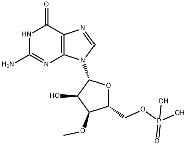 5'-Guanylic acid, 3'-O-methyl- 구조식 이미지