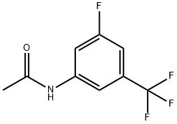 Acetamide, N-[3-fluoro-5-(trifluoromethyl)phenyl]- 구조식 이미지