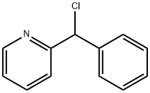 Pyridine, 2-(chlorophenylmethyl)- Structure