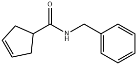 Cyclopent-3-enecarboxylic acid benzylamide 구조식 이미지