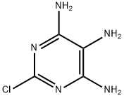 4,5,6-Pyrimidinetriamine, 2-chloro- Structure