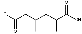 Hexanedioic acid, 2,4-dimethyl- Structure