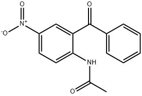 Acetamide, N-(2-benzoyl-4-nitrophenyl)- 구조식 이미지