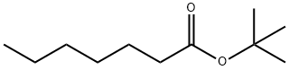 Heptanoic acid, 1,1-dimethylethyl ester Structure