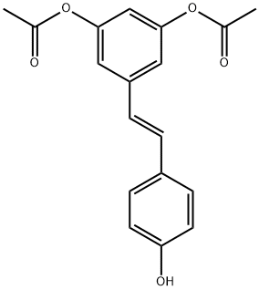 4-hydroxy-3′,5′-diacetyl-trans-stilbene Structure
