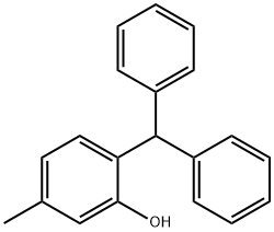 Phenol, 2-(diphenylmethyl)-5-methyl- Structure