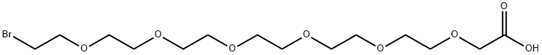 Br-PEG6-CH2COOH Structure