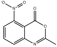 5-nitro-2-methylbenzo[d][1,3]oxazin-4-one 구조식 이미지