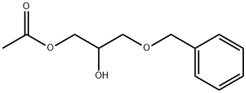 1,2-Propanediol, 3-(phenylmethoxy)-, 1-acetate Structure