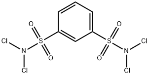 1,3-Benzenedisulfonamide, N1,N1,N3,N3-tetrachloro- Structure